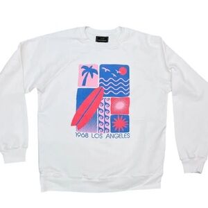 NWOT Free People x Original Retrobrand 1968 Surf Legacy Crewneck Sweatshirt